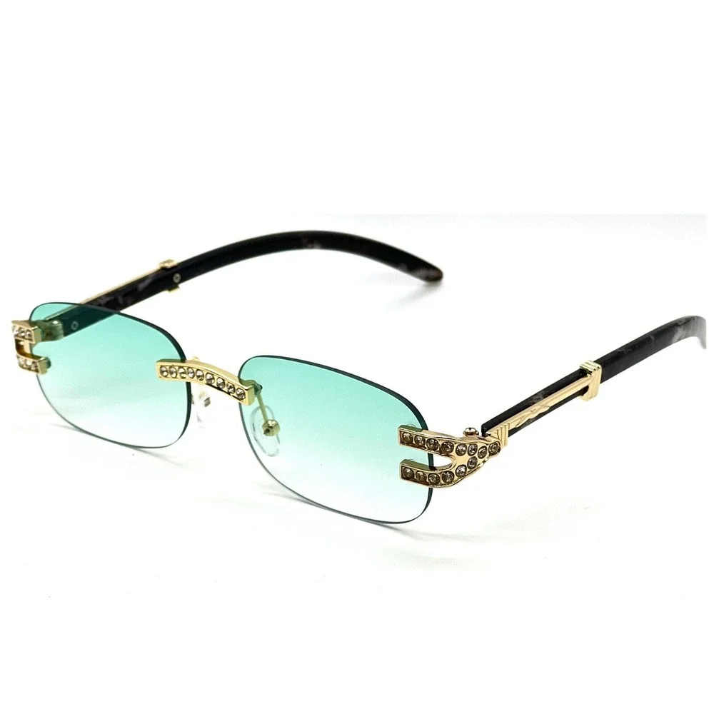 N/A rimless sunglasses