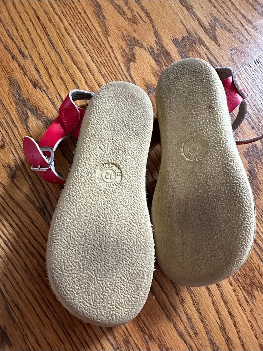 Salt Water Sandals by Hoy bright red