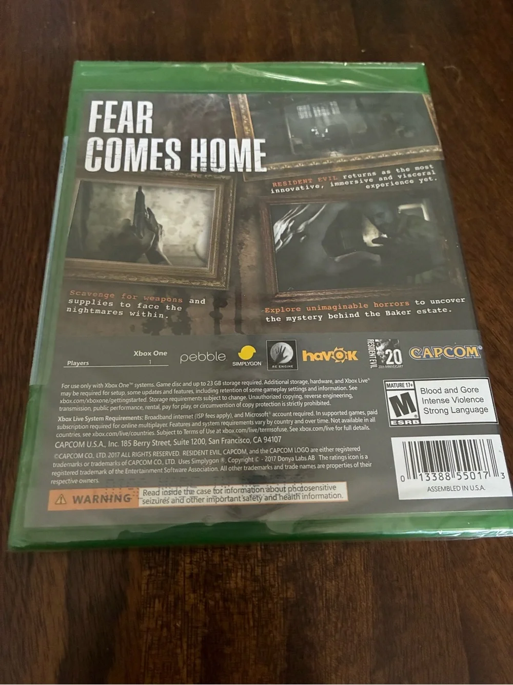 Capcom atmospheric black delivers