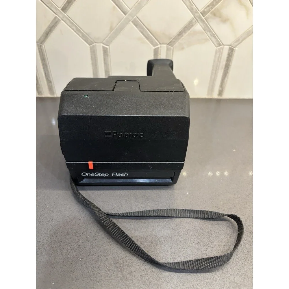 Vintage Polaroid One Step Flash 600 Instant Camera 80s 90s Retro Film Untested