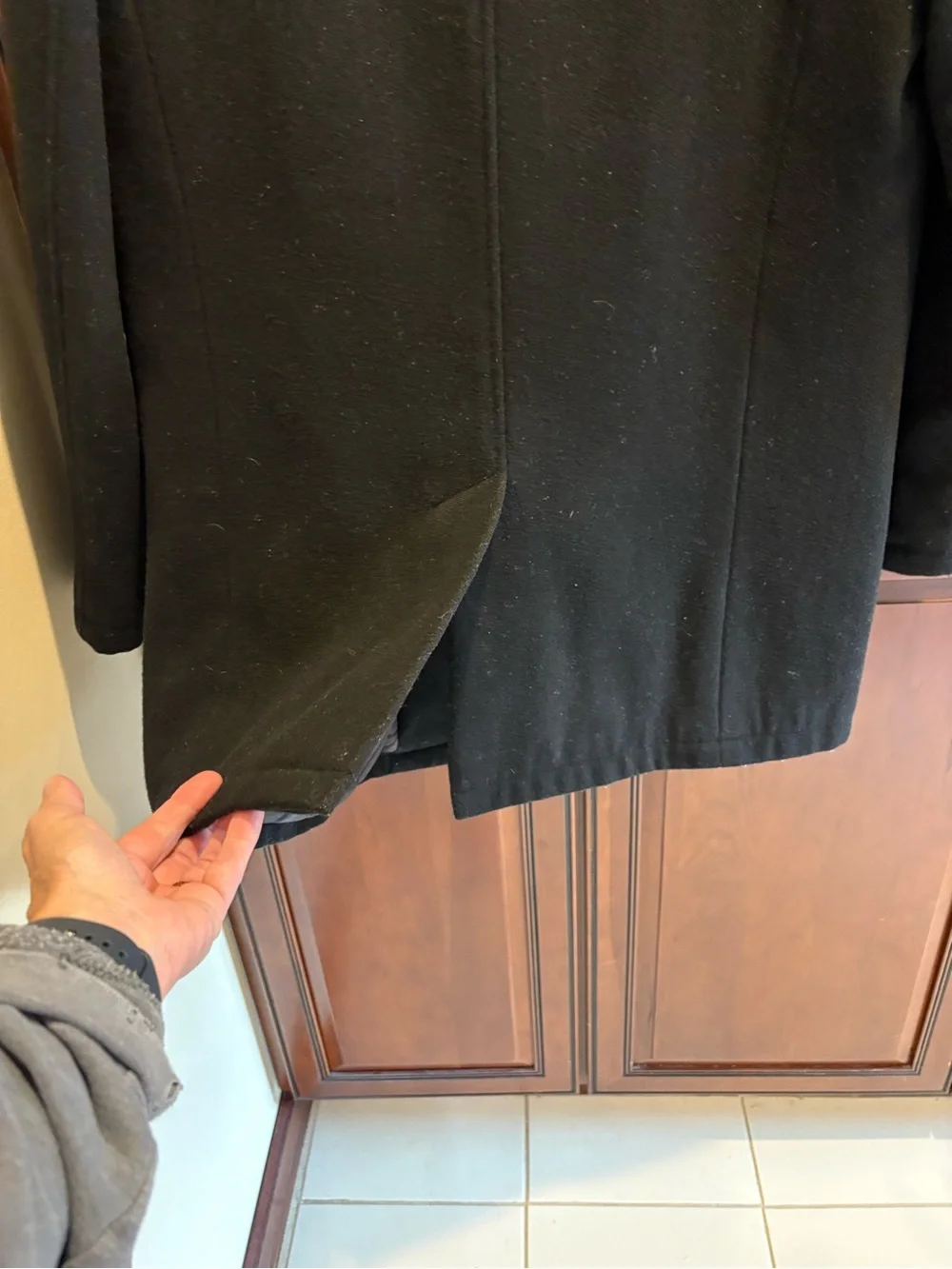 J. Crew Classic Stadium Cloth Wool Black University Jacket Thinsulate Lining - M