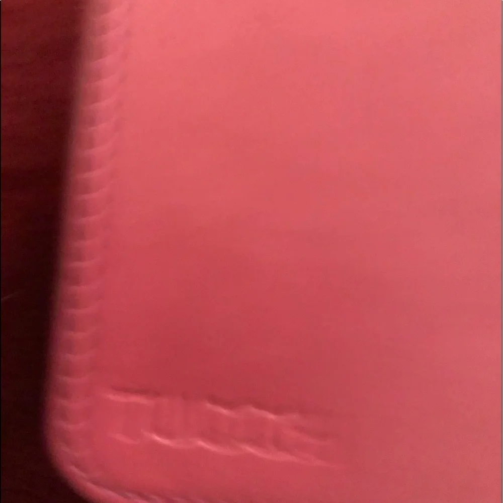 Red leather folio phone case IPhone 7-8 Plus used for a few days
