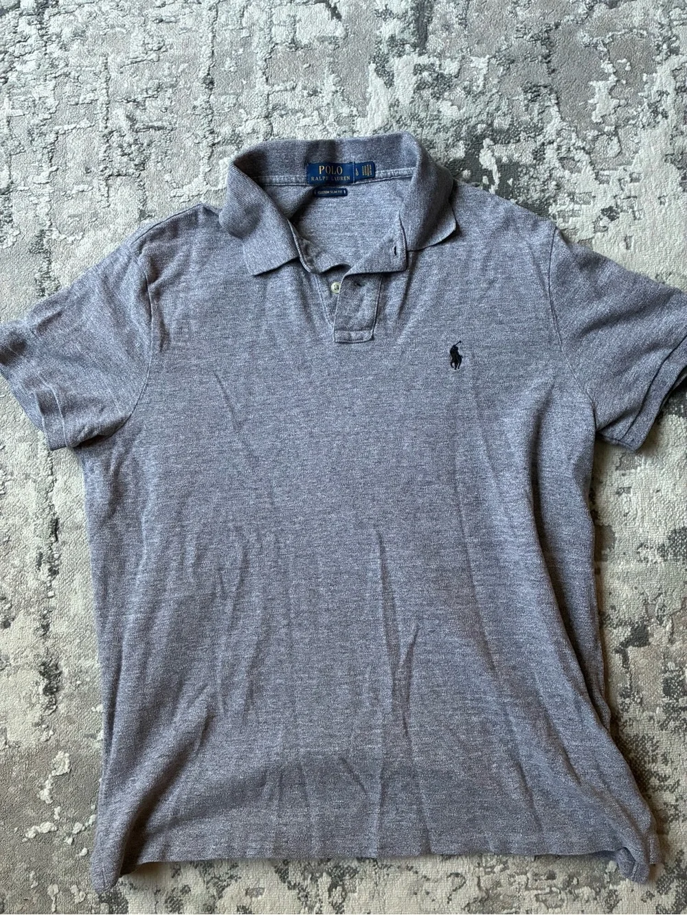 Polo Ralph Lauren Gray Polo Shirt Size L
