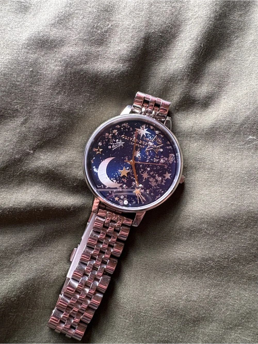OLIVIA BURTON navy dial