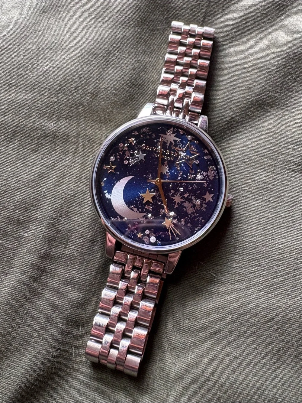 OLIVIA BURTON navy dial