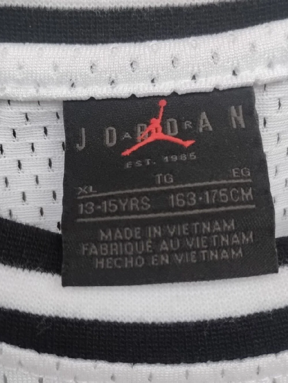 Jordan white basketball