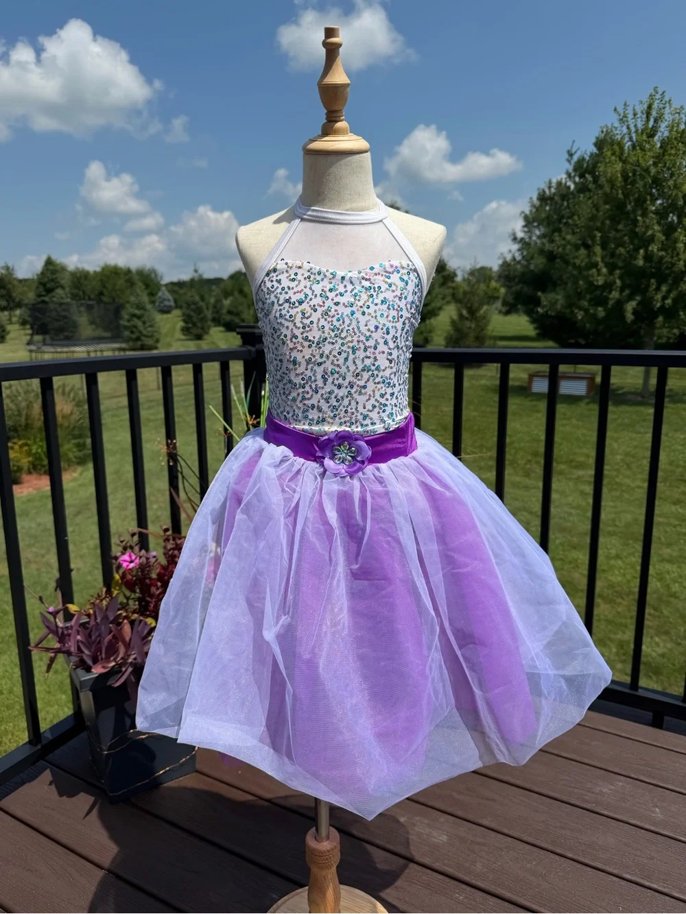 Weissman Showtime Stand Back #16256 Dance Costume SC Child Small 4-Piece