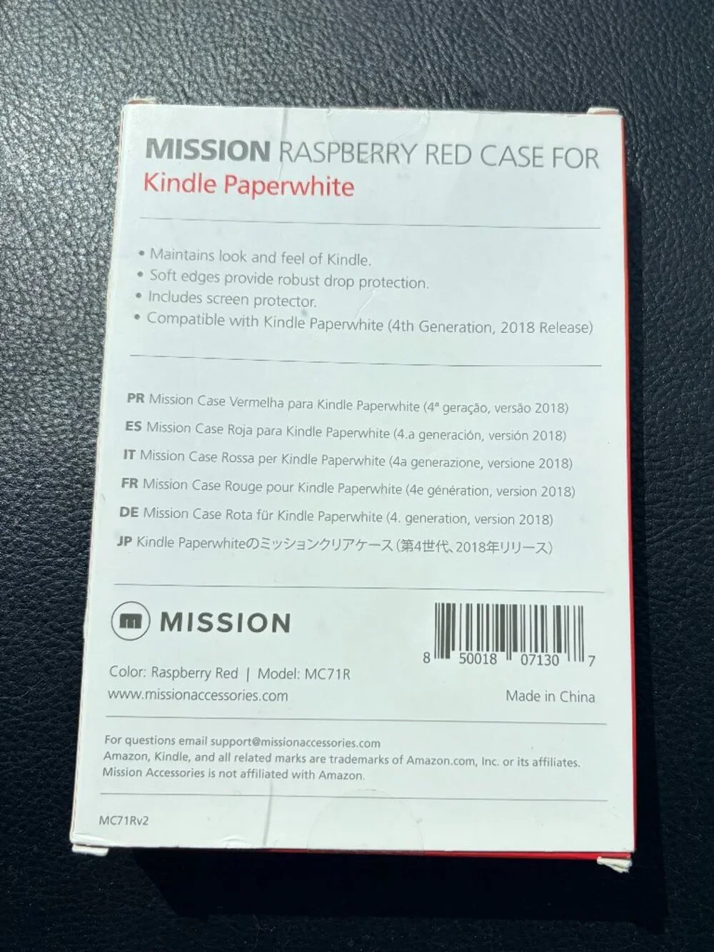 Mission rasperry red