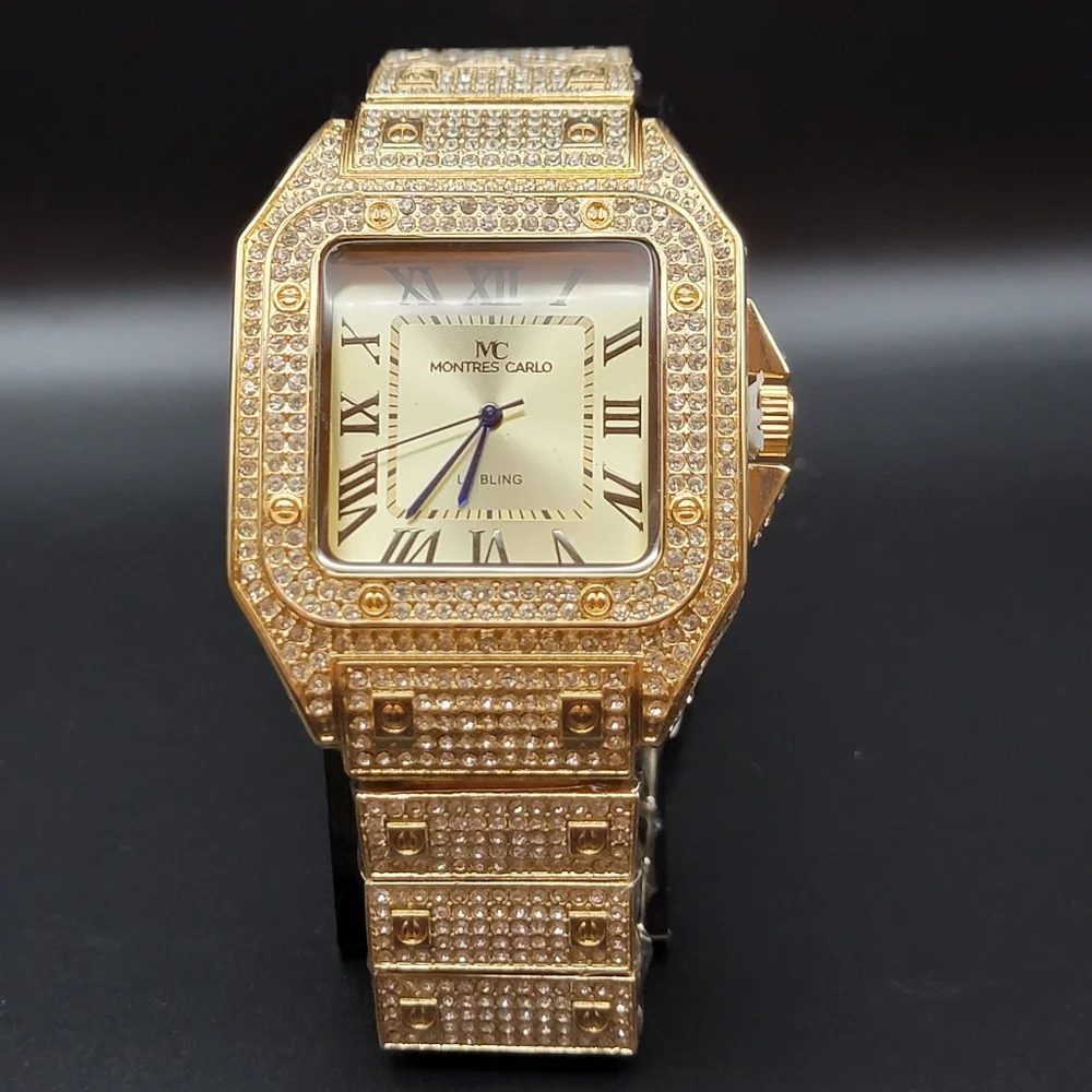 Montres Carlo new gold