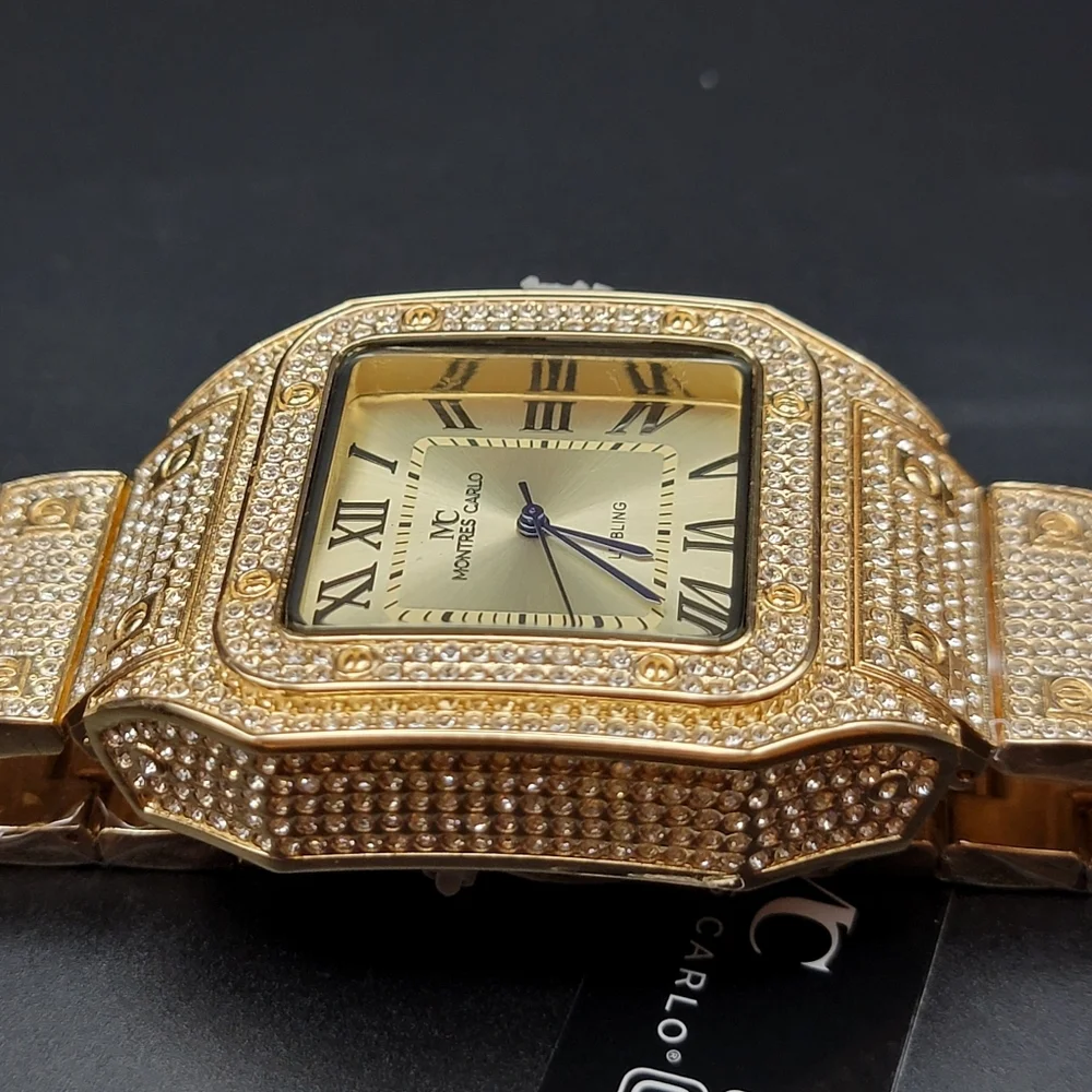 Montres Carlo new gold