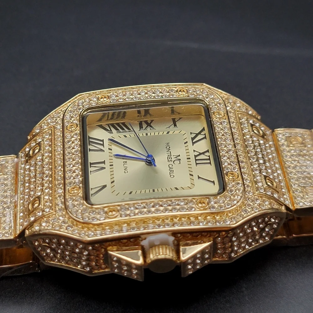 Montres Carlo new gold