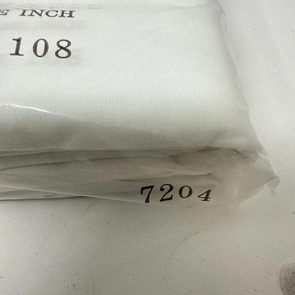 VTG NOS Sears Harmony House Fine Muslin All Cotton Twin Flat Sheet 72X108 White