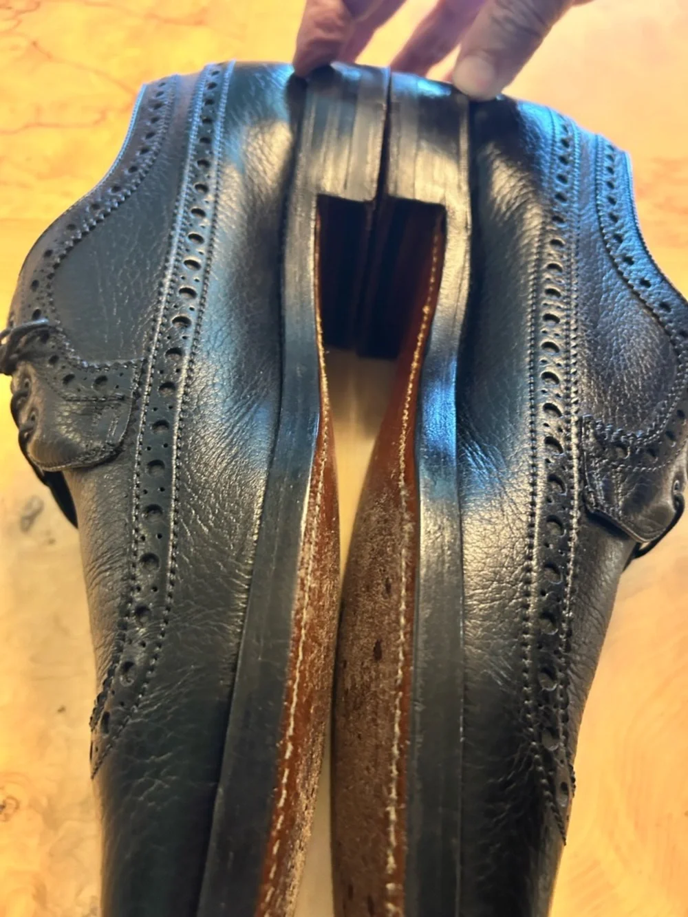 Nunn Bush polished wingtip