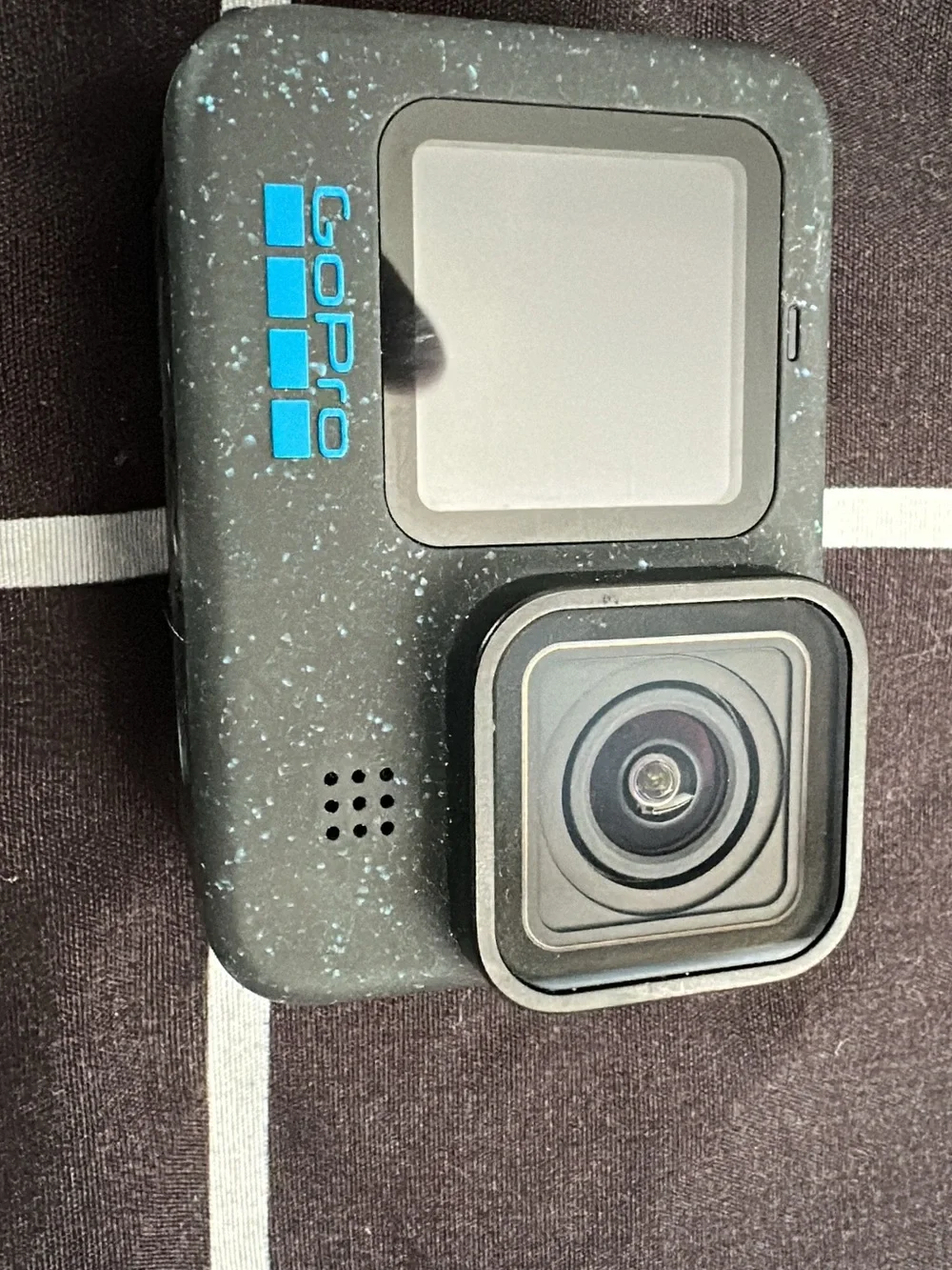 GoPro Action Camera in Black Speckle with Blue Logo
