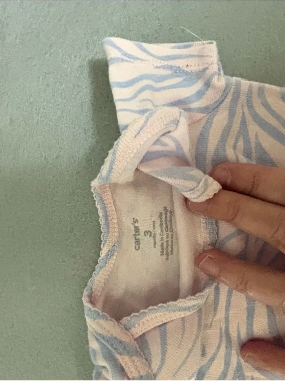 Carters product lot