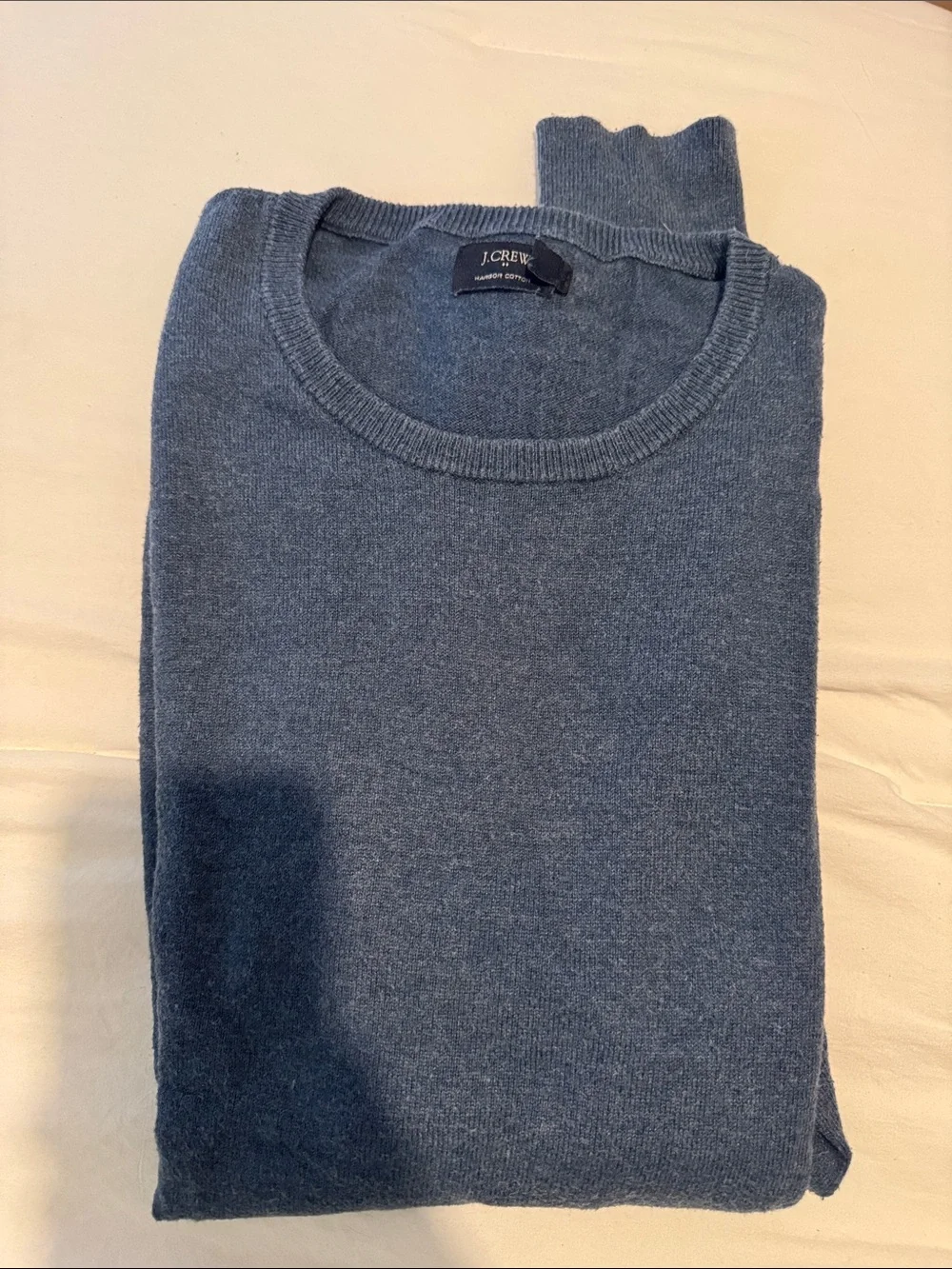 J. Crew Men’s Slate Blue Crewneck Sweater