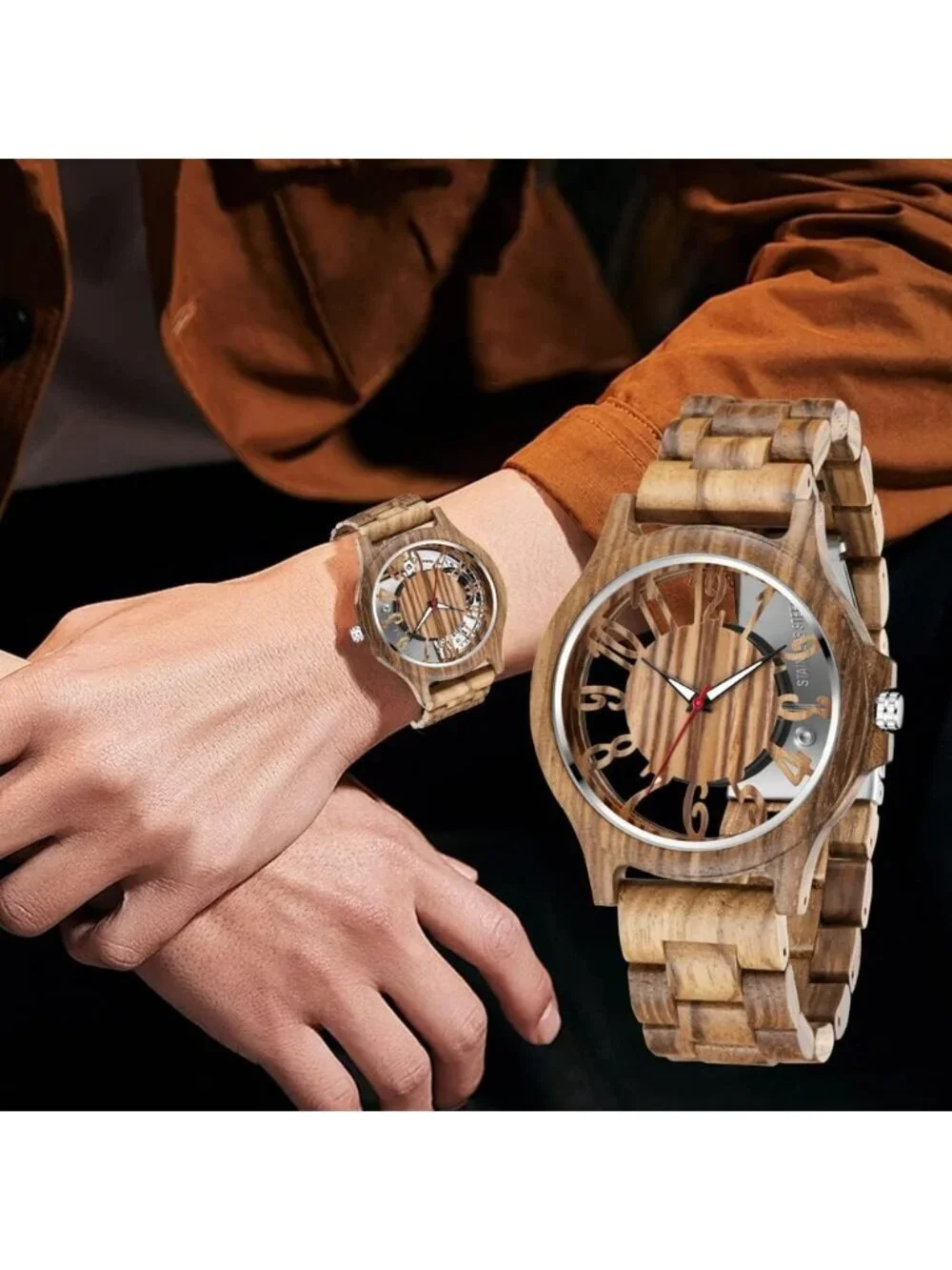 N/A wooden watch