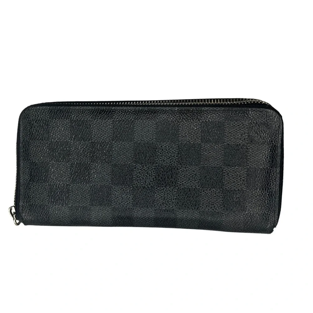 Louis Vuitton Wallet Damier Graphite Zip Around Travel Wallet, Code: CA 0112