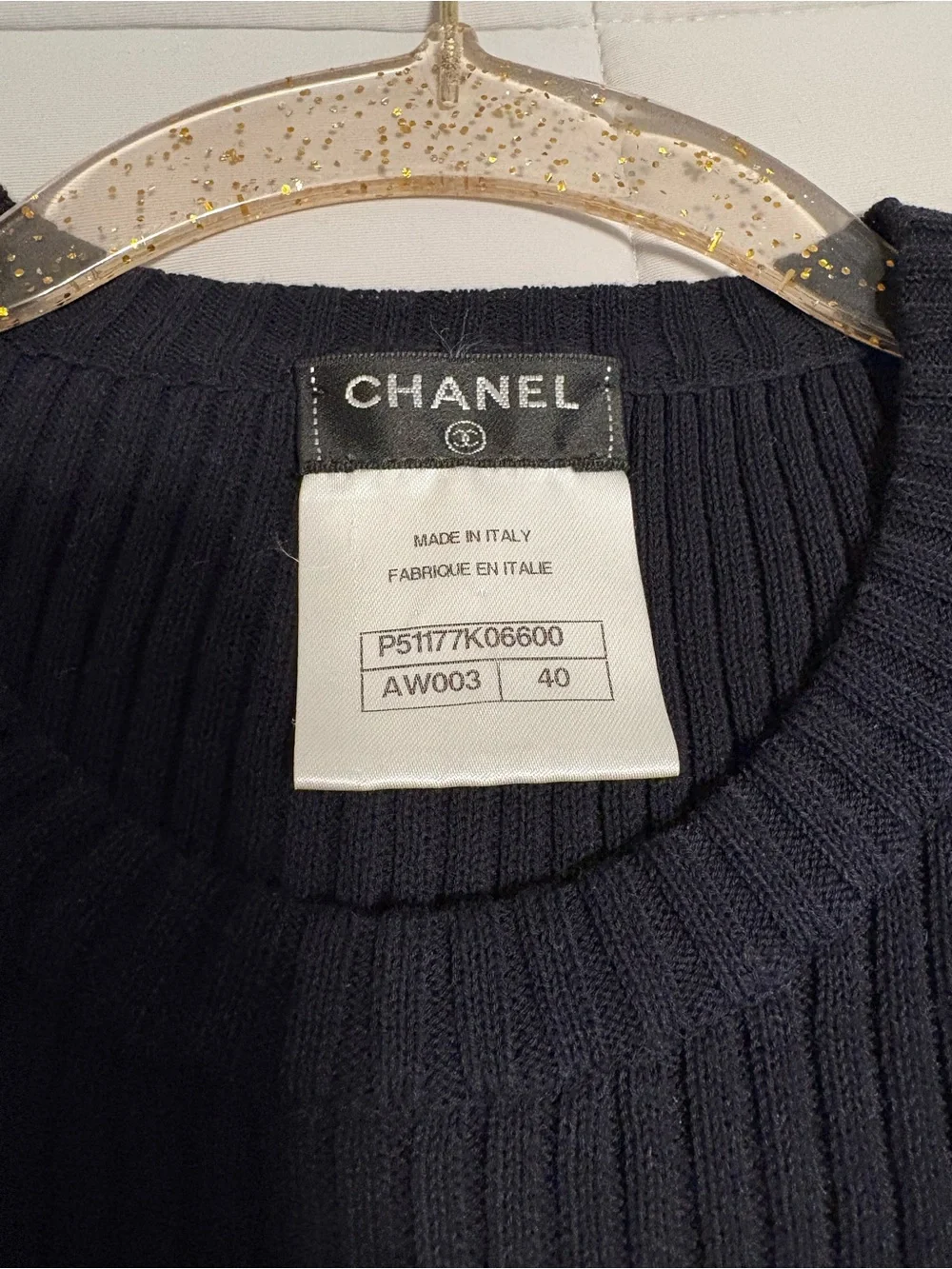 CHANEL sleeveless sweater