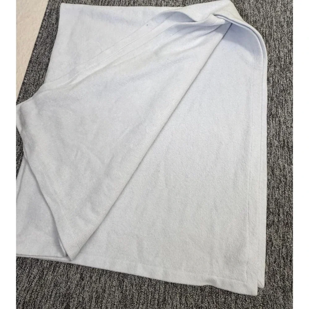 Disney Store‎ Eeyore Baby Blanket Winter Fleece Blue Snowflake 59x50