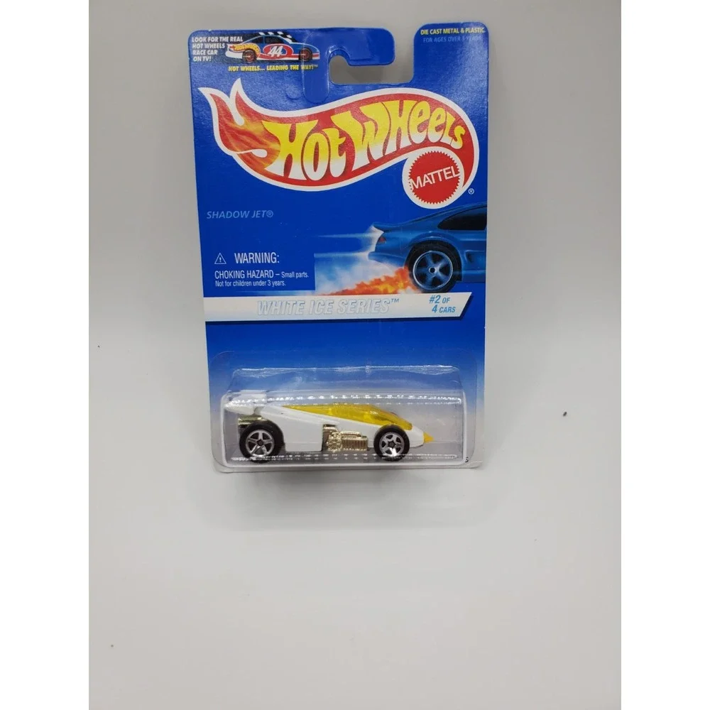 Hot Wheels Shadow Jet #562 HW '97 White Ice Series 2/4 White