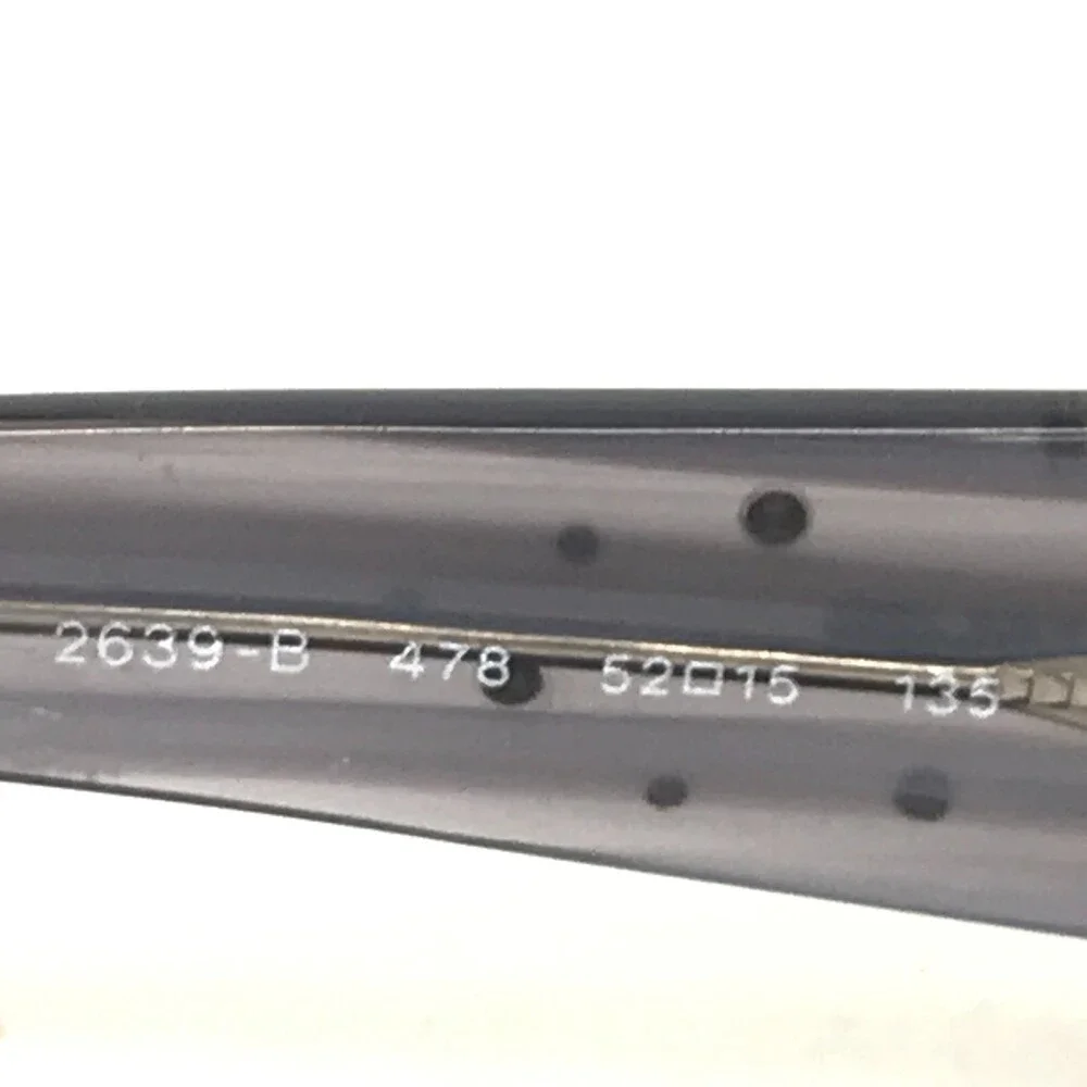Salvatore Ferragamo Eyeglasses Frames 2639-B 478 Clear Gray Crystals 52-15-135