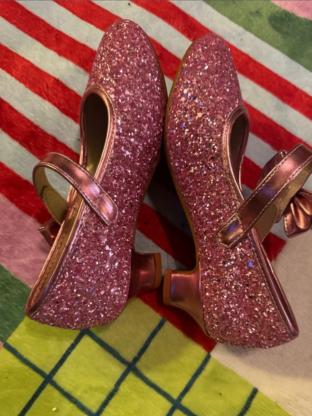 Dufannie glittery pink