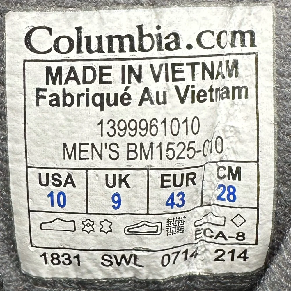 Columbia thank you