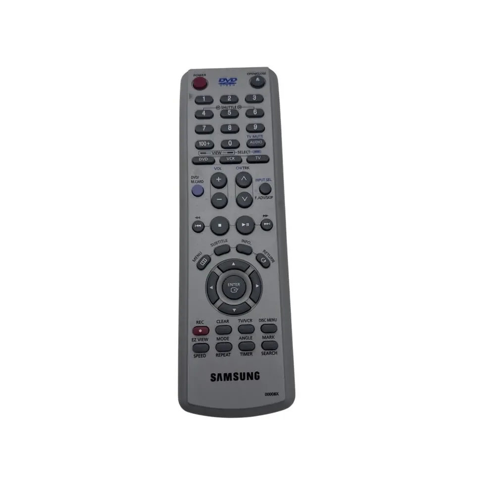 Samsung 00008X DVD VCR Remote Control OEM DVD-V4800 DVD-V8500 DVD-V8600