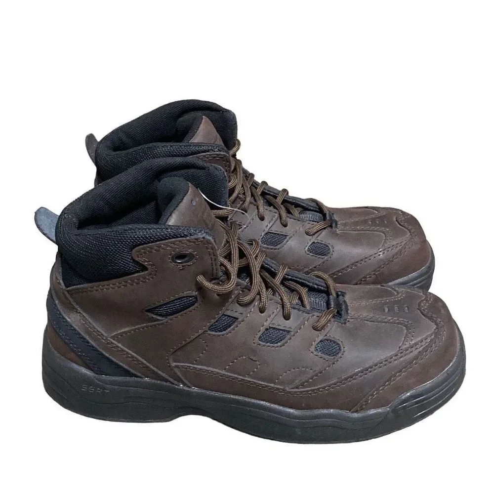 Red Wing Worx Brown Non Metallic Safety Toe Hiker Boot Size 7 NEW