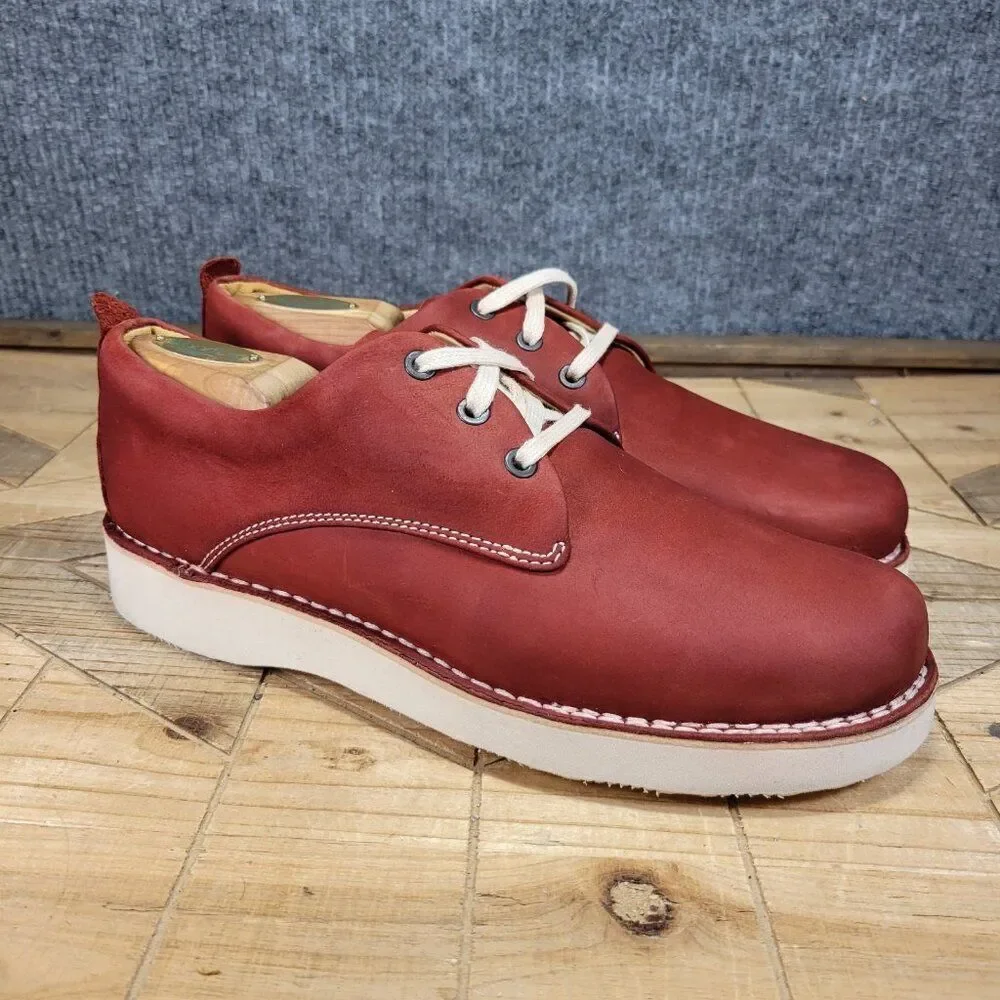 🔥 Worn Once Samuel Hubbard Free Leather‎ Shoes Men’s Sz 9 Medium - Rust Nubuck