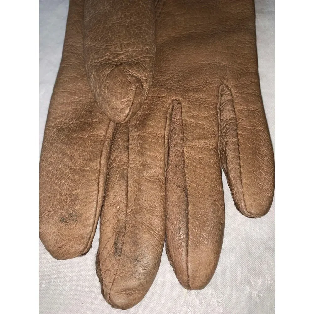 Vintage tan leather