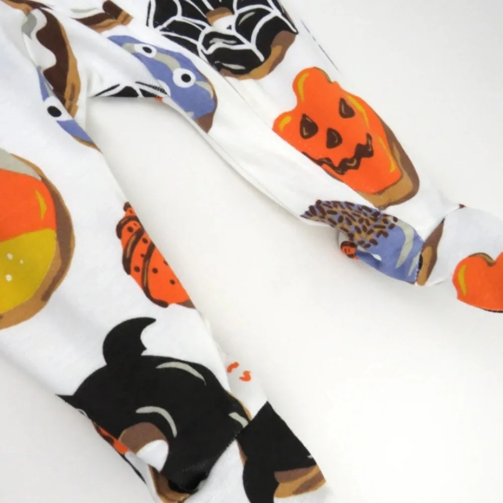 HONEST ORGANIC Cotton Fun Foods Halloween Sleep & Play Pajamas