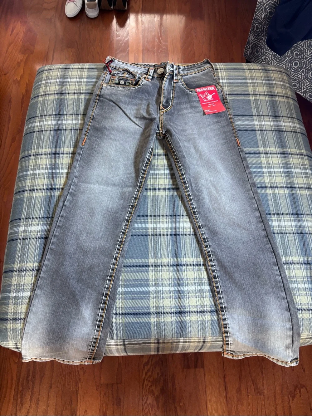 NWT True Religion Ricky Relaxed Straight Jeans