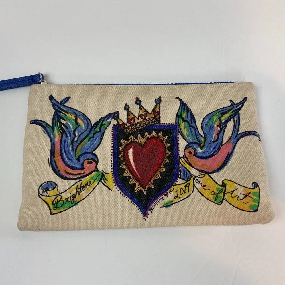 Brighton Canvas Pouch Cosmetic Bag