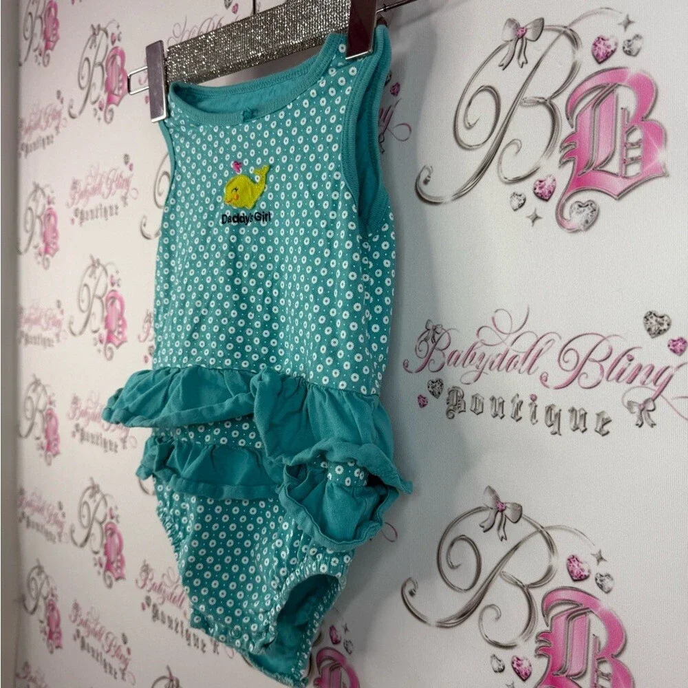 Carters aqua bodysuit