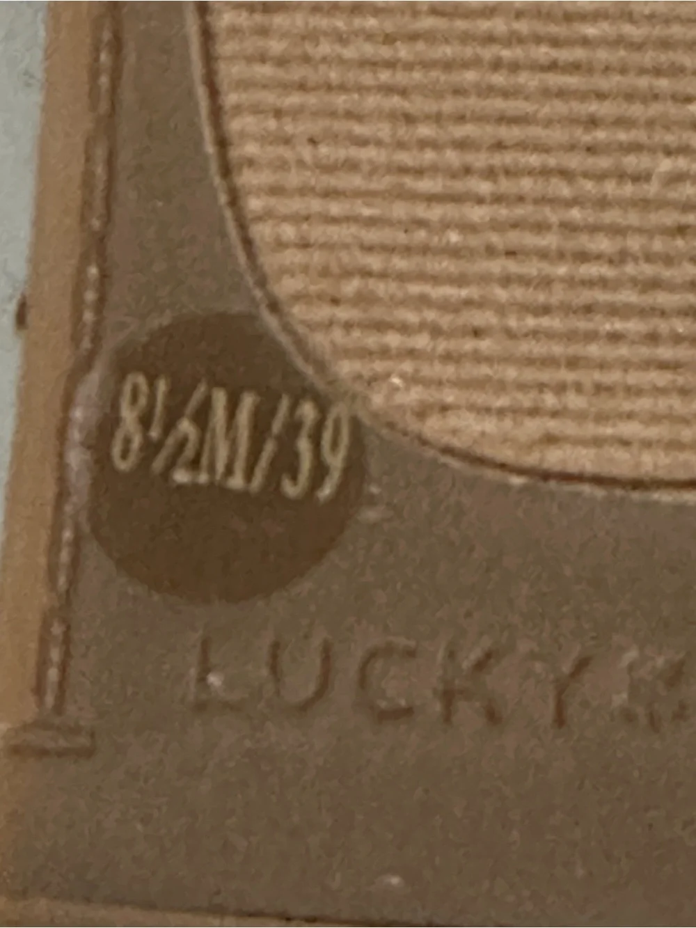 Lucky Brand textured straps
