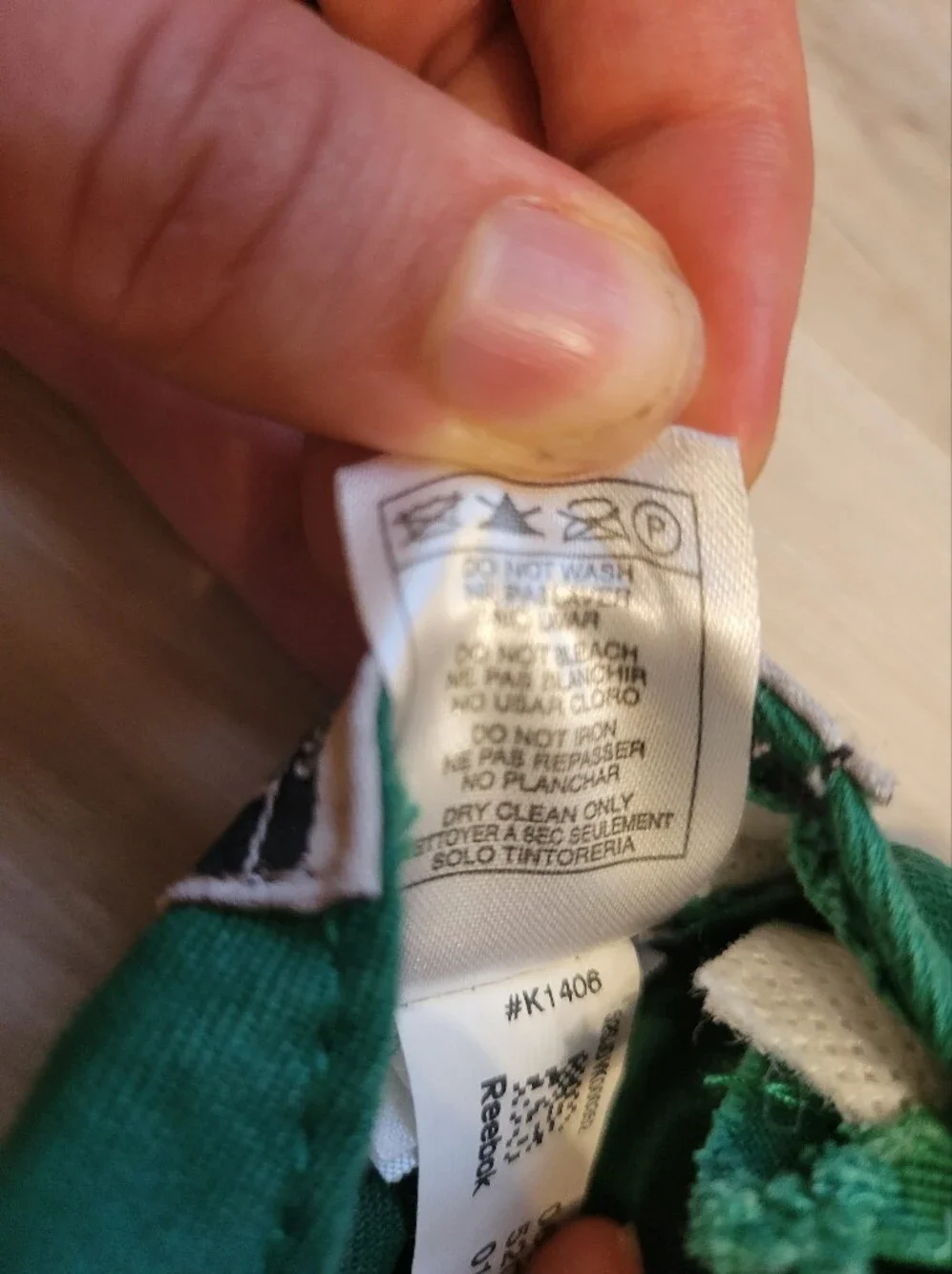 Reebok Nfl soft green