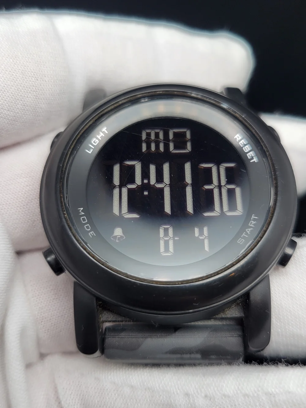Minimalist Digital Watch | Black Case | 100FT WR **READ Condition