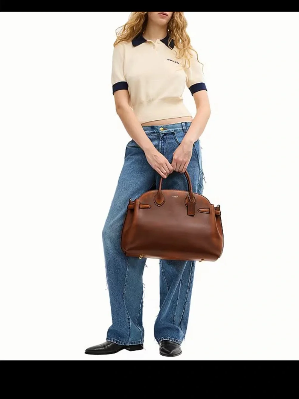 Coach Soft Empire 40 Satchel – Loved Leather Brown | NWT | Complete Set