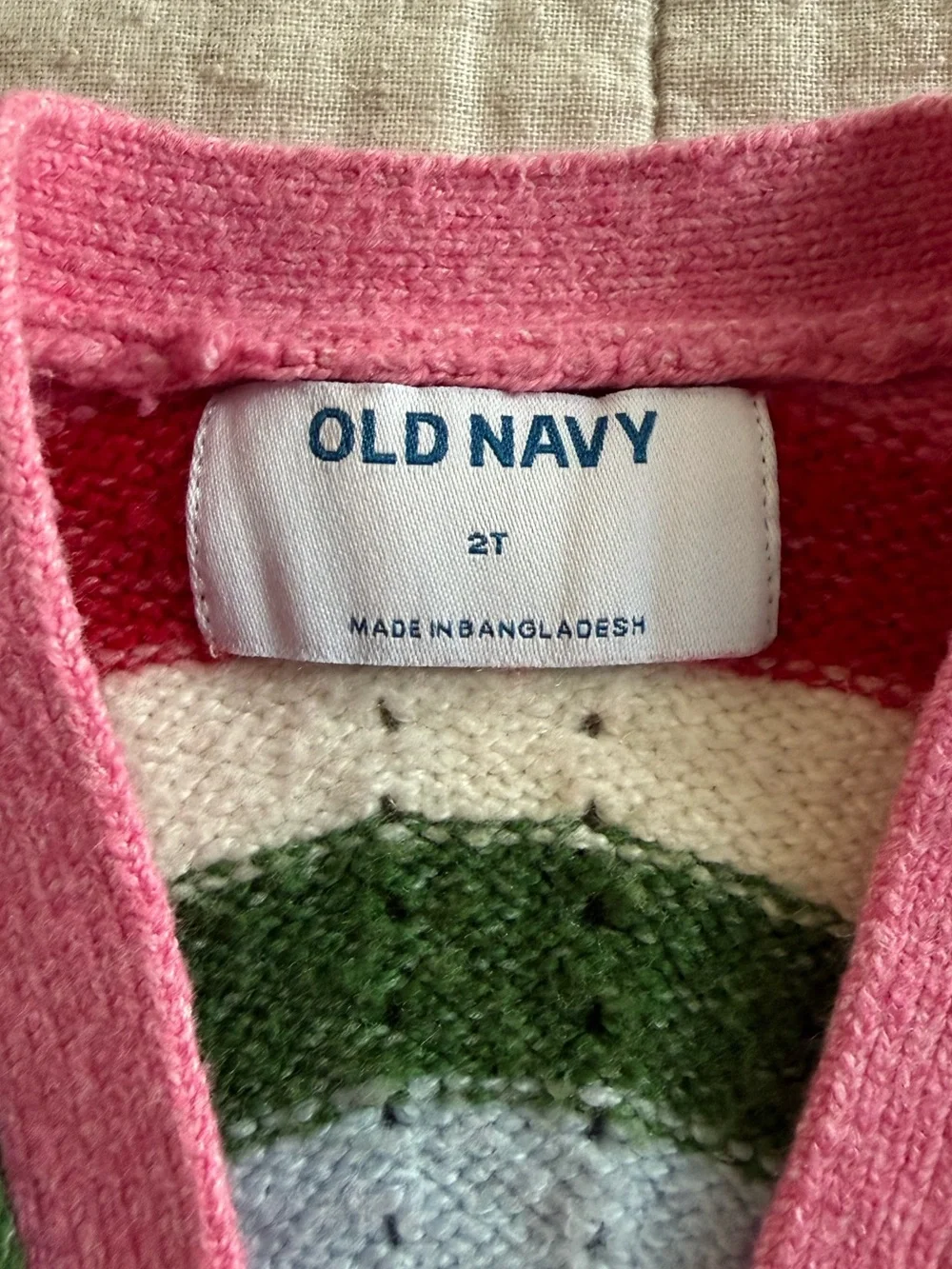 Old Navy colorful knit