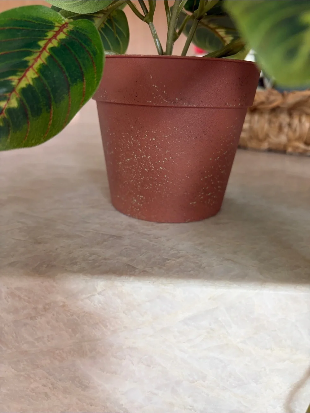 Hobby Lobby Faux Maranta Leaf “Prayer Plant” Set of 2, LIKE NEW