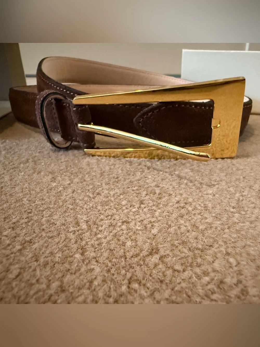 AUREUM suede belt