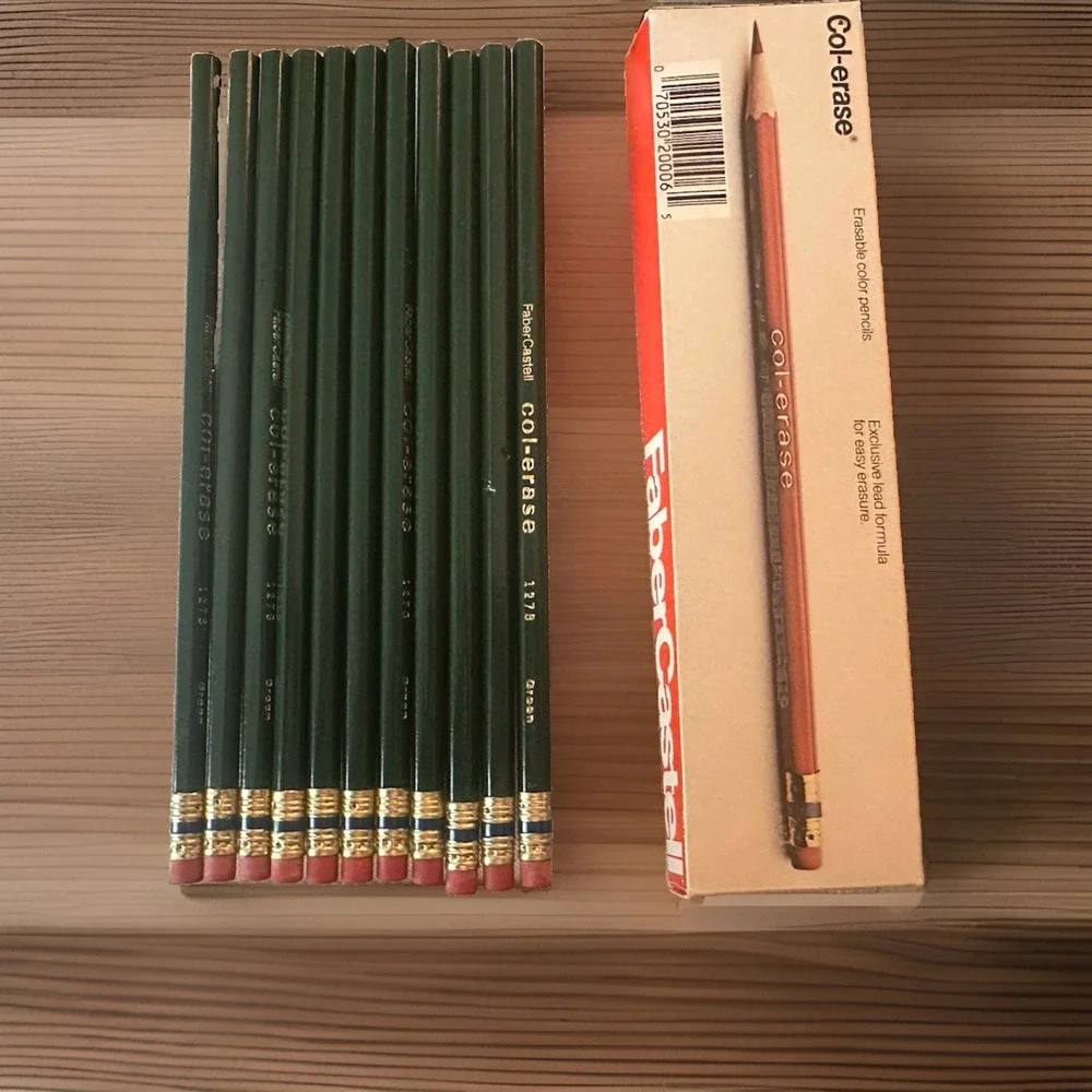 FaberCastell Col-erase Green Pencils #1278 Box of 11 20006