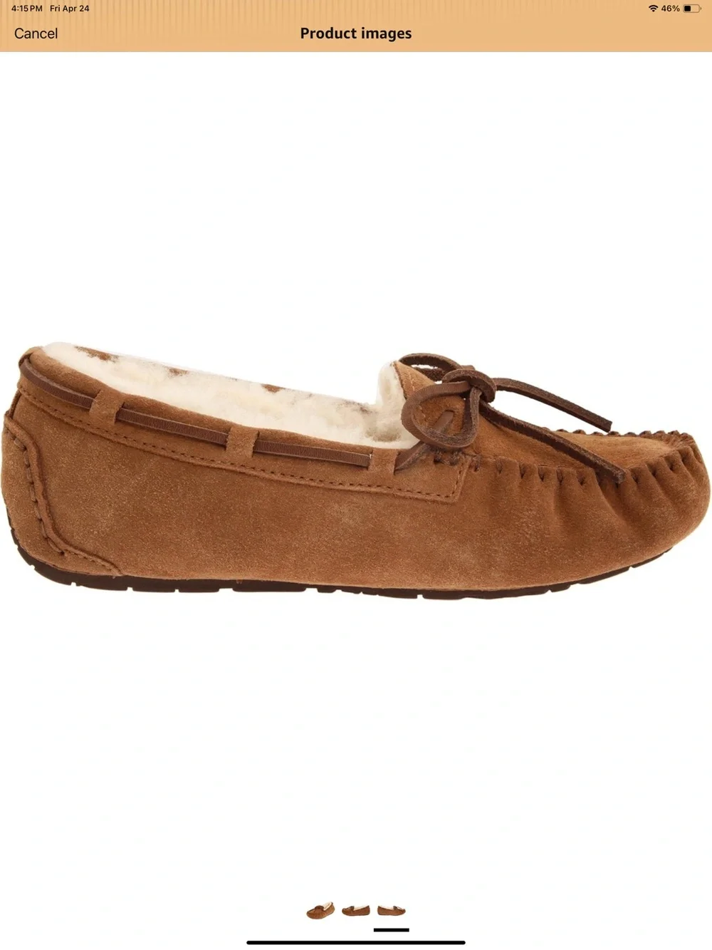 UGG suede moccasin