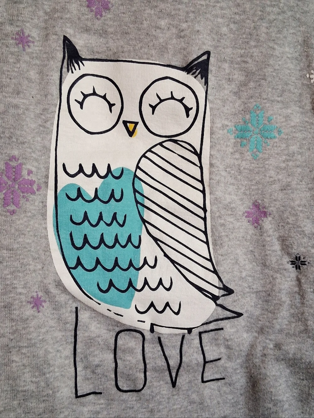 The Children’s Place | Owl Pajama Top | Size Girl 10 - Cozy Sleepwear