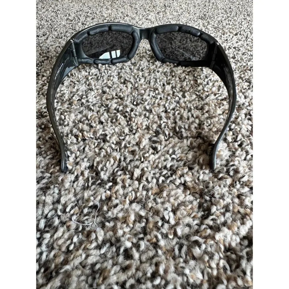 Vintage Harley-Davidson Wraparound Sunglasses Black Smoke Lenses 2004 H-D