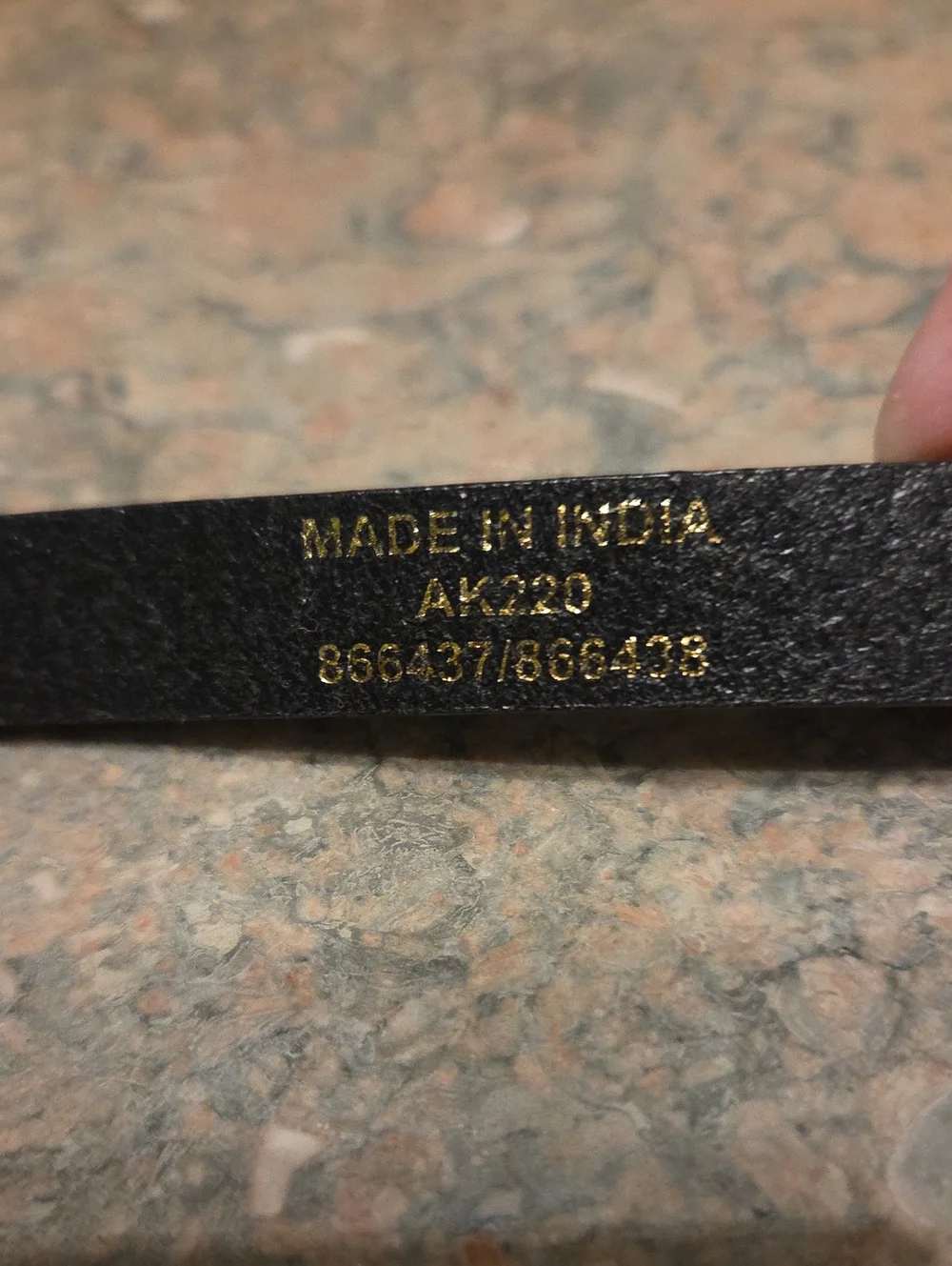Boden black leather