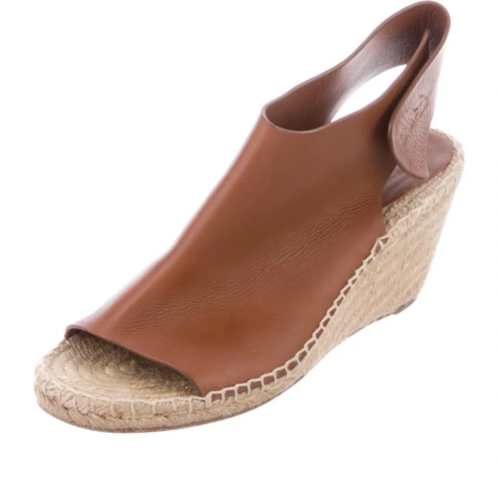 Celine leather espadrilles