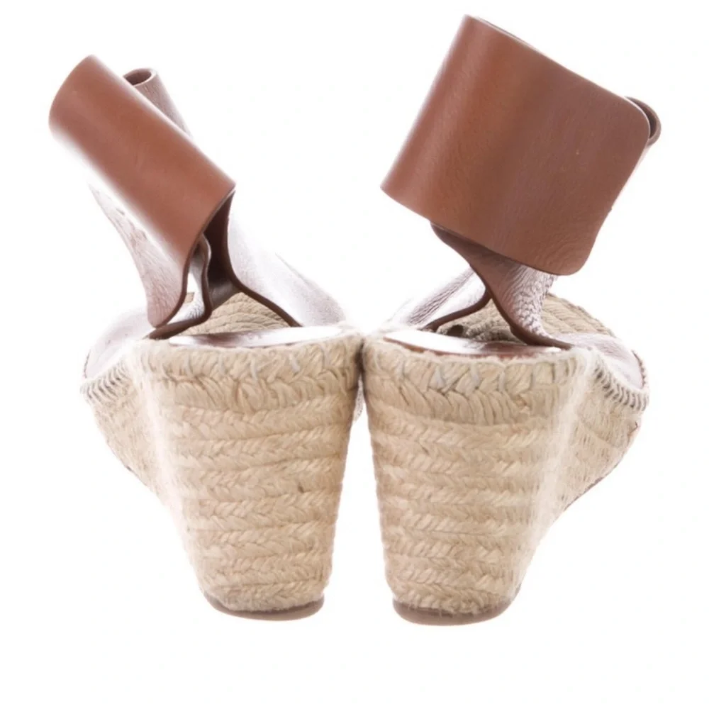 Celine leather espadrilles